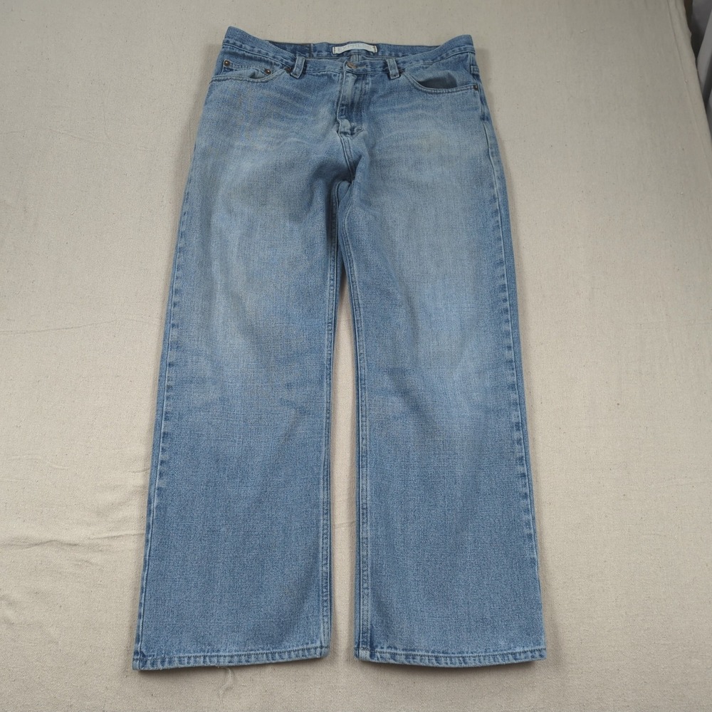 Vintage Express Jeans Mens 34x30‎ Blue Quince Relaxed Straight